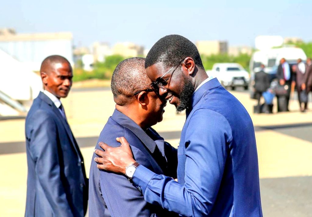 President-Bassirou-Diomaye-Faye-et-President-Umaro-Sissoco-Embalo-de-la-Guinee-Bissau